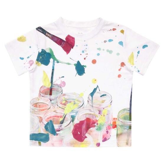 Ella Doran paint pots t shirt (age 7-8)
